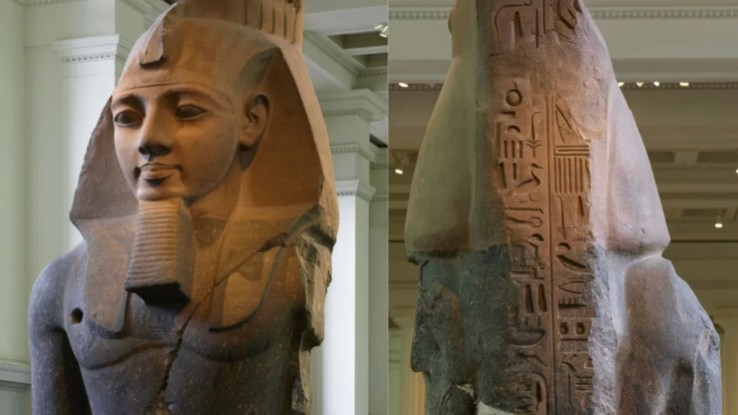 Estatua de Ramsés II en el Museo Británico
